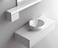 Kerasan Cento Раковина чаша d35x18h см, без перелива, цвет: Bianco 355801