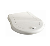 Kerasan Retro Крышка-сиденье для унитаза, с микролифтом, петли золото, цвет: Bianco/Cerniere Oro 108501 bi/oro