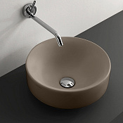 Kerasan Cento Раковина чаша d35x18h см, без перелива, цвет: Nocciola matt 355881