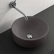 Kerasan Cento Раковина чаша d45x18h см, без перелива, цвет: Ferro matt 355789 Ferro matt *0