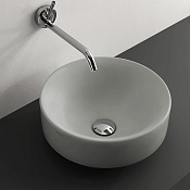 Kerasan Cento Раковина чаша d45x18h см, без перелива, цвет: Grigio matt 355759 Grigio matt *0