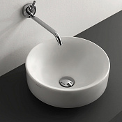 Kerasan Cento Раковина чаша d45x18h см, без перелива, цвет: Bianco matt 355730 Bianco matt *0