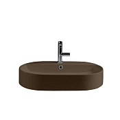 Kerasan Ciotola Раковина чаша 65x40x12h см, с 1 отвер. под смеситель и переливом, цвет: Bruno matt 028588 Bruno matt *1