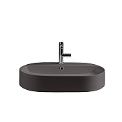 Kerasan Ciotola Раковина чаша 65x40x12h см, с 1 отвер. под смеситель и переливом, цвет: Ferro matt 028589 Ferro matt *1