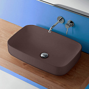 Kerasan Tribeca Раковина чаша 60x38x15h см, без перелива, цвет: Borgogna matt 514175*0 Borgogna matt