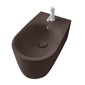 Kerasan Nolita Биде подвесное 35x55 см, с 1 отверс. под смеситель и креплением, цвет: Borgogna matt 532575*1