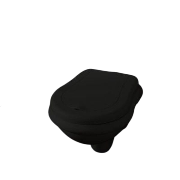 Kerasan Retro Унитаз подвесной 52x38 см, без крепления и сидения, цвет: Nero lucido 101504 nero