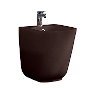 Kerasan Tribeca Биде напольное 35x55 см, с 1 отверстием под смеситель и креп., цвет: Borgogna matt 512075 Borgogna matt