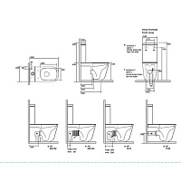 Kerasan Tribeca Чаша для унитаза, с креплением, без сиденья и бачка, цвет: Nocciola matt 511781 Nocciola