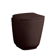 Kerasan Tribeca Унитаз приставной 55x35 см безободковый, с крепл., без крышки, цвет: Borgogna matt 511875