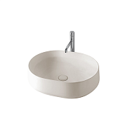 Kerasan F10 Раковина чаша 56x44x15,5h см, без перелива и отверстия под смеситель, цвет: Grigio matt 460559