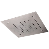 Remer X Style Inox Верхний душ встраиваемый в потолок 50x50 см, 3 режима, цвет: inox spazzolato SS357SFS50NC