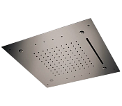 Remer X Style Inox Верхний душ встраиваемый в потолок 50x50 см, LED, 3 режима, цвет: inox spazzolato SS357RS50NC