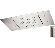 Remer Верхний душ встраиваемый в потолок с подсветкой 70x40 см, 3 режима, цвет: cromo 357RR7040N2CW