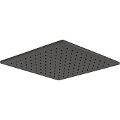 Remer Верхний душ 30x30 см, 1 режим, без кронштейна, цвет: cromo nero spazzolato 359SSLCFPX