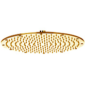 Remer Верхний душ 35 см, 1 режим, без кронштейна, цвет: oro lucido 359MMXLDO