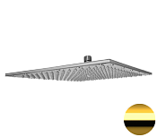 Remer Верхний душ 35x35 см, 1 режим, без кронштейна, цвет: oro lucido 359SSXLDO