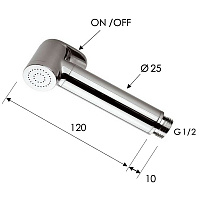 Remer Лейка гигиенического душа, цвет: bianco opaco 332OWBO