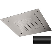 Remer Верхний душ встраиваемый в потолок 50x50 см, 3 режима, цвет: nero opaco 357SFS50NCNO