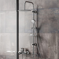 Paini Angel Смеситель для ванны, на 2 отверстия, излив 18,9 см, цвет: хром ANCR111