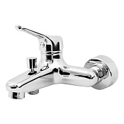 Paini Bios Смеситель для ванны, на 2 отверстия, излив 15,2 см, цвет: хром 059CR111LMKM