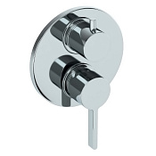 Paini Brera Смеситель для ванны встраиваемый, 2 потребителя, с внутренней частью, цвет: хром 74CR6911