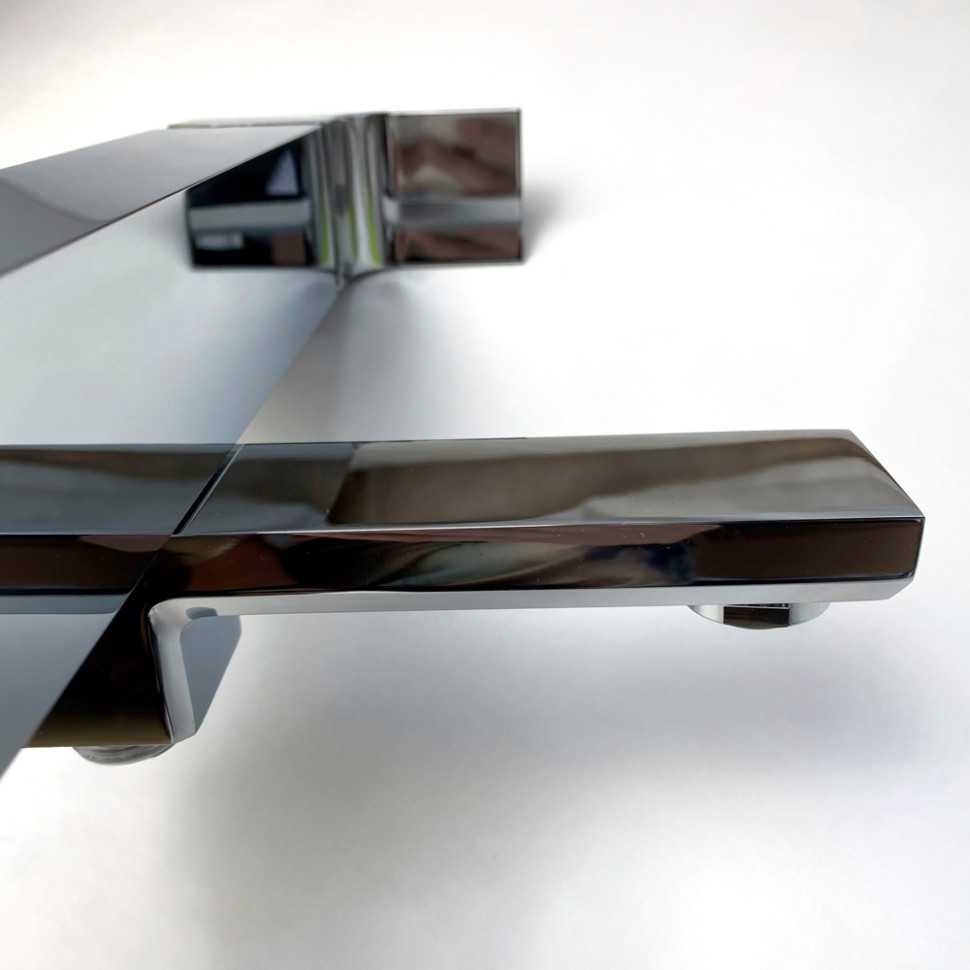 Paini Grazia Смеситель для ванны, на 2 отверстия, излив 16,3 см, цвет: хром 21CR111