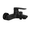 Paini Nove Смеситель для ванны, на 2 отверстия, излив 14,5 см, цвет: черный матовый 09YO111