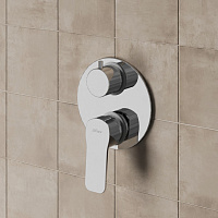 Paini Viva Style Смеситель для ванны встраиваемый, на 2 потребителя с внутренней частью, цвет: хром P4CR6911