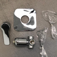 Paini Arena Cмеситель для душа встраиваемый, с внутренней частью, цвет: хром 92CR690FT1LMKM