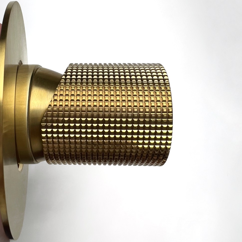 Paini Cox Grip Cмеситель для душа встраиваемый, с внутренней частью, цвет: золото брашированное 7GPJ690