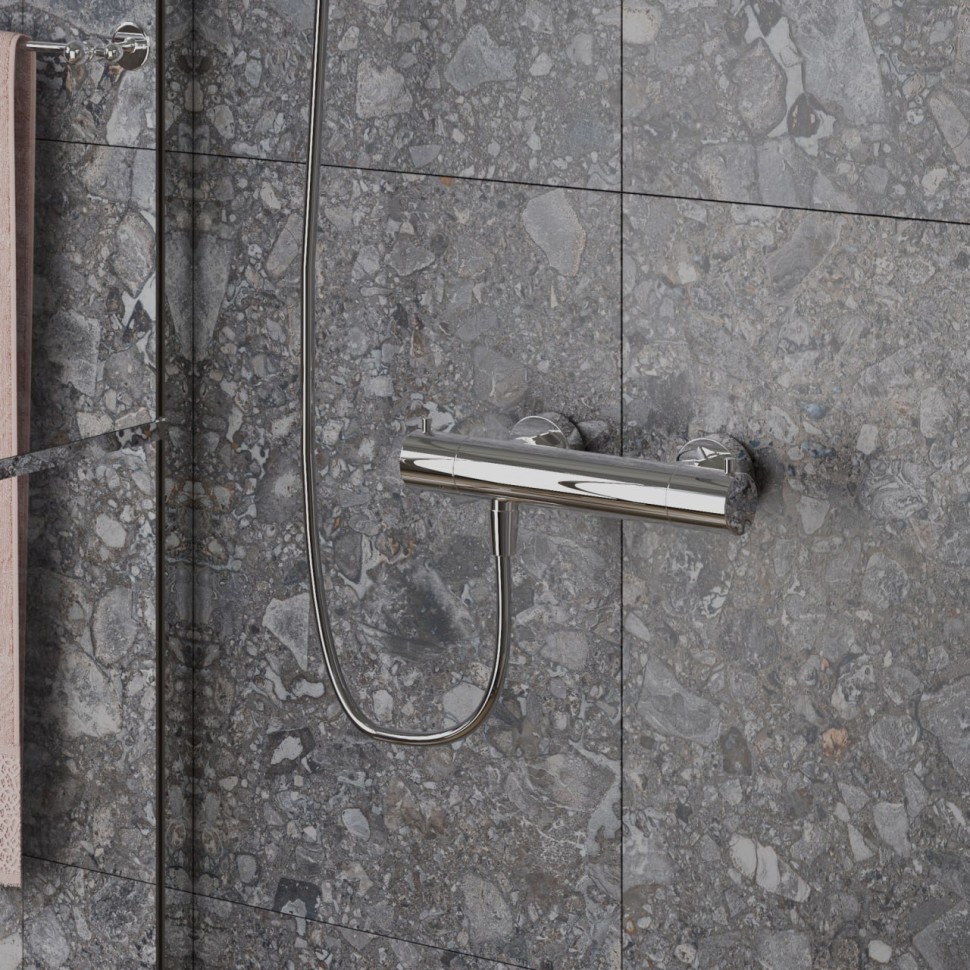 Paini Cox Смеситель для душа термостатический на 2 отверстия, цвет: хром 78CR511TH