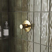 Paini Cox Cмеситель для душа встраиваемый, с внутренней частью, цвет: золото брашированное 78PJ690