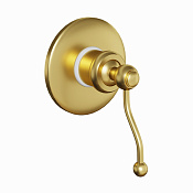 Paini Duomo Cмеситель для душа встраиваемый, с внутренней частью, цвет: золото брашированное 88PJ690