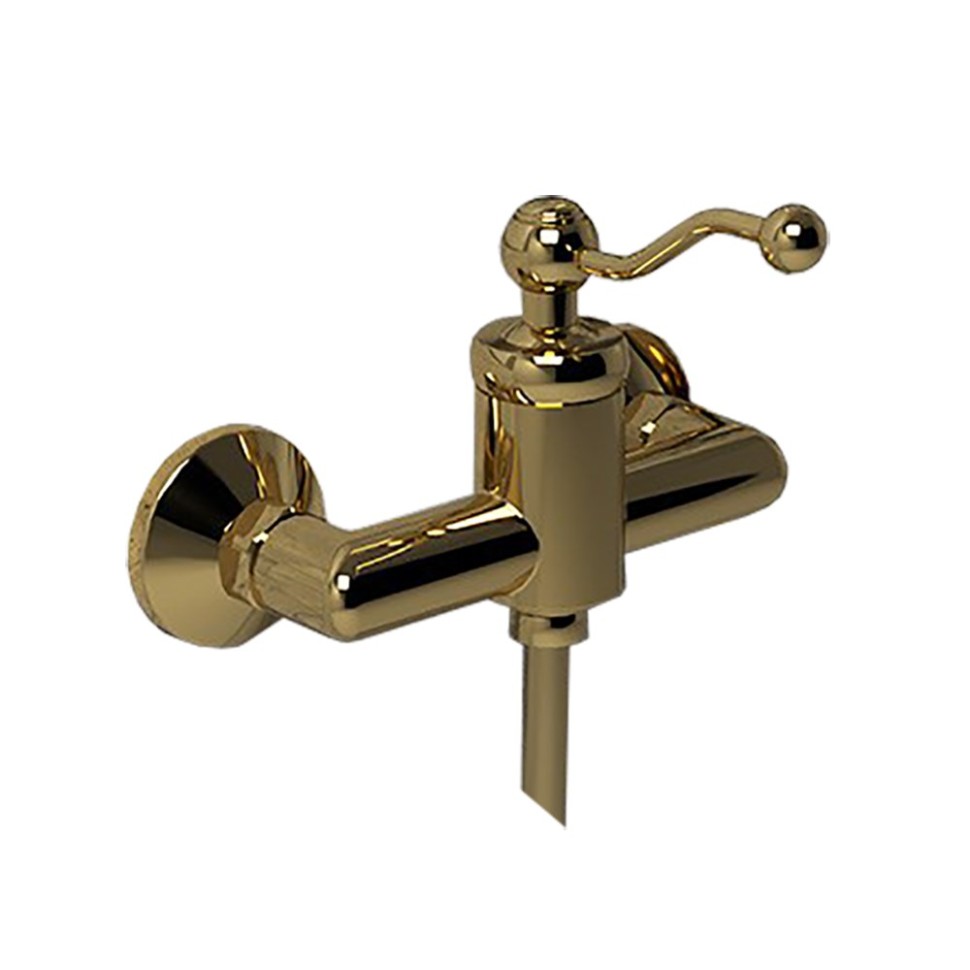 Paini Duomo Смеситель для душа на 2 отверстия без излива, цвет: золото глянцевое 88OP511