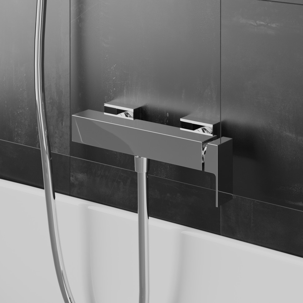 Paini Grazia Смеситель для душа на 2 отверстия без излива, цвет: хром 21CR511