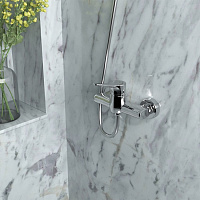 Paini Messina Смеситель для душа на 2 отверстия без излива, цвет: хром MECR511