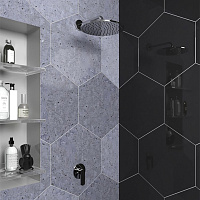 Paini Nove Cмеситель для душа встраиваемый, с внутренней частью, цвет: хром 09CR690