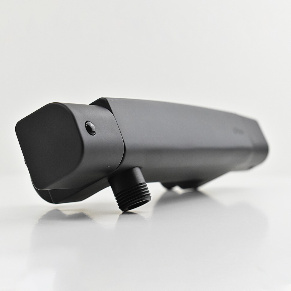 Paini Nove Смеситель для душа с термостатом на 2 отверстия, без излива, цвет: черный матовый 09YO511TH