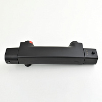 Paini Nove Смеситель для душа с термостатом на 2 отверстия, без излива, цвет: черный матовый 09YO511TH