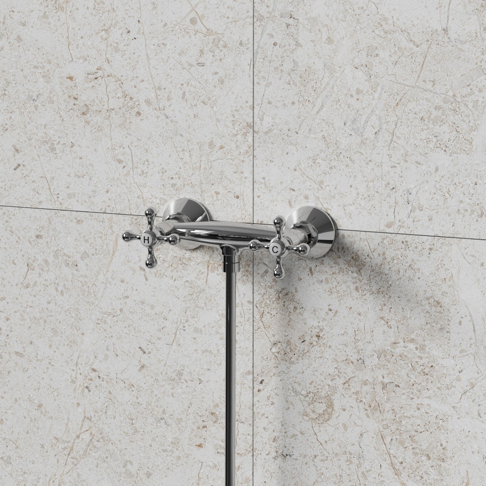 Paini Tango Смеситель для душа на 2 отверстия без излива, цвет: хром TNCR511