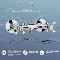 Paini Tango Смеситель для душа на 2 отверстия без излива, цвет: хром TNCR511
