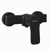 Paini Viva Style Смеситель для душа на 2 отверстия без излива, цвет: черный матовый P4YO511