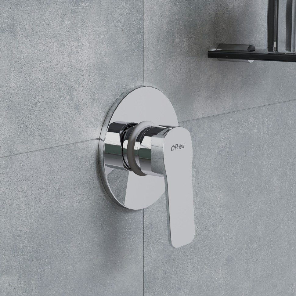 Paini Viva Style Cмеситель для душа встраиваемый, с внутренней частью, цвет: хром P4CR690