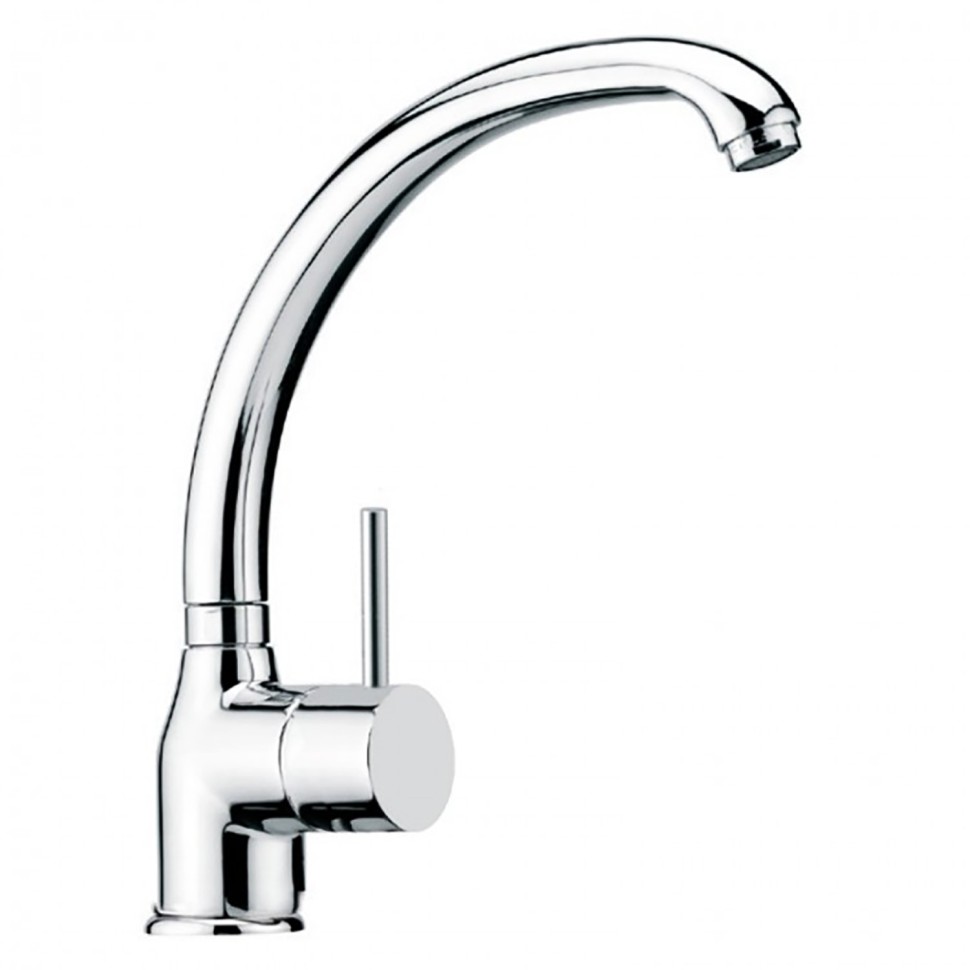Paini Cox Смеситель для кухни с поворотным изливом, высота излива 27 см, цвет: хром 78CR572D599TKM