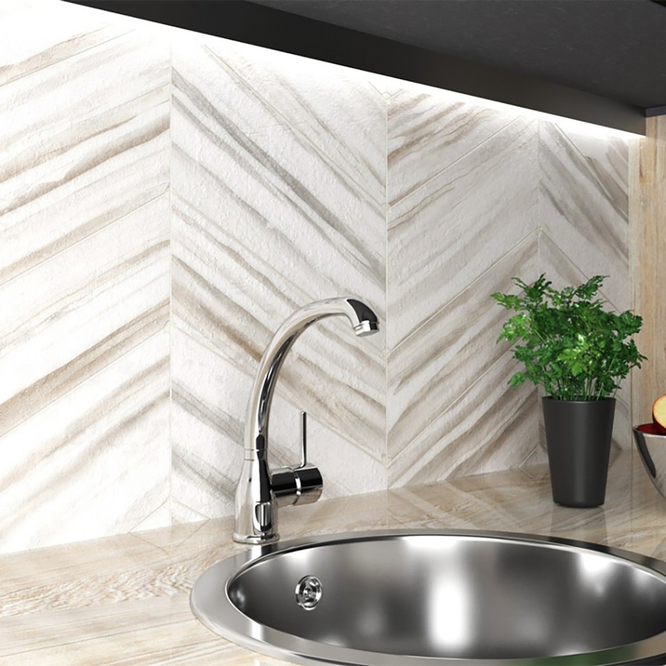 Paini Cox Смеситель для кухни с поворотным изливом, высота излива 27 см, цвет: хром 78CR572D599TKM