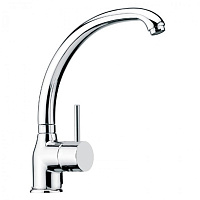 Paini Cox Смеситель для кухни с поворотным изливом, высота излива 27 см, цвет: хром 78CR572D599TKM