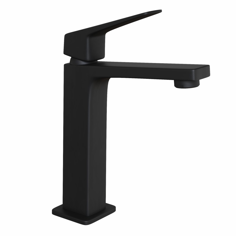 Paini Bari Смеситель для раковины, без донного клапана, высота излива 13,2 см, цвет: черный матовый RTYO205