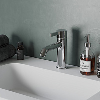 Paini Brera Смеситель для раковины, без донного клапана, высота излива 8 см, цвет: хром 74CR205O