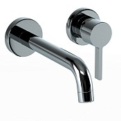 Paini Brera Смеситель для раковины встраиваемый с внутренней частью, излив 19,9 см, цвет: хром 74CR208